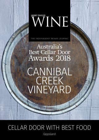 Cannibal Creek Wins in Gourmet Traveller Wine Australia’s Best Cellar Door Awards 2018